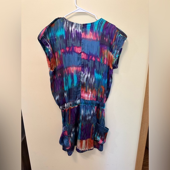 BCBGMaxAzria Multi Color Revolve Jumpsuit Size Small - Picture 4 of 5